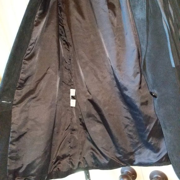 Vintage Winlit black fringe jacket leather medium - Picture 4 of 7